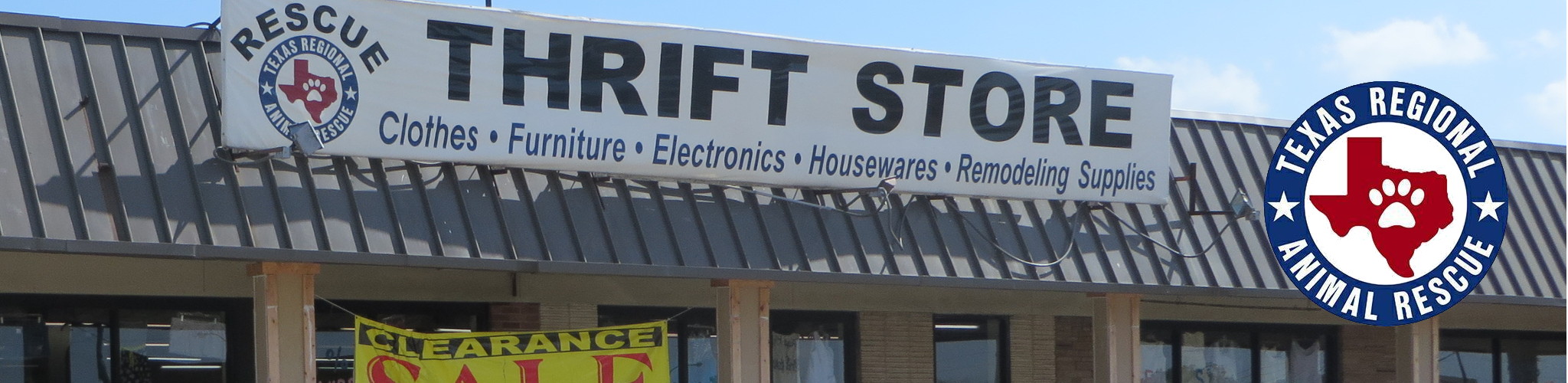 Rescue Thrift Store Storefront
